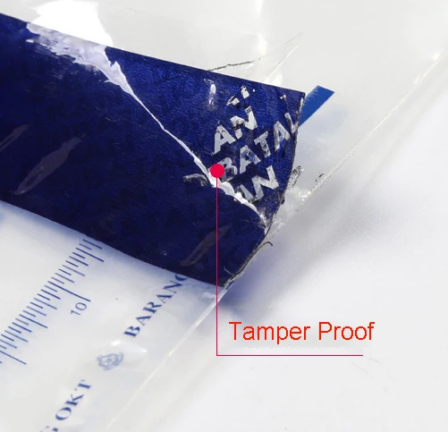 Custom Printed Self Adhesive Sealing Bank Money Steb Plastic Satchel Envelopes Tamper Evident Security Bag