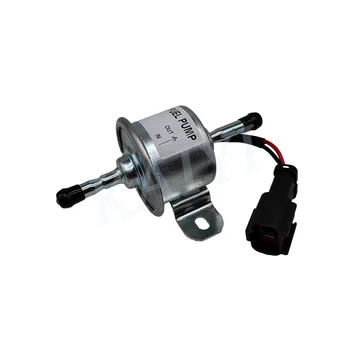 High-quality 24V 12V Electronic Fuel Pump with a Large Black Plug 129612-52100 for YANMAR 4TNV84 4TNV84T 4TNV88 4TNV94L 4TNV98