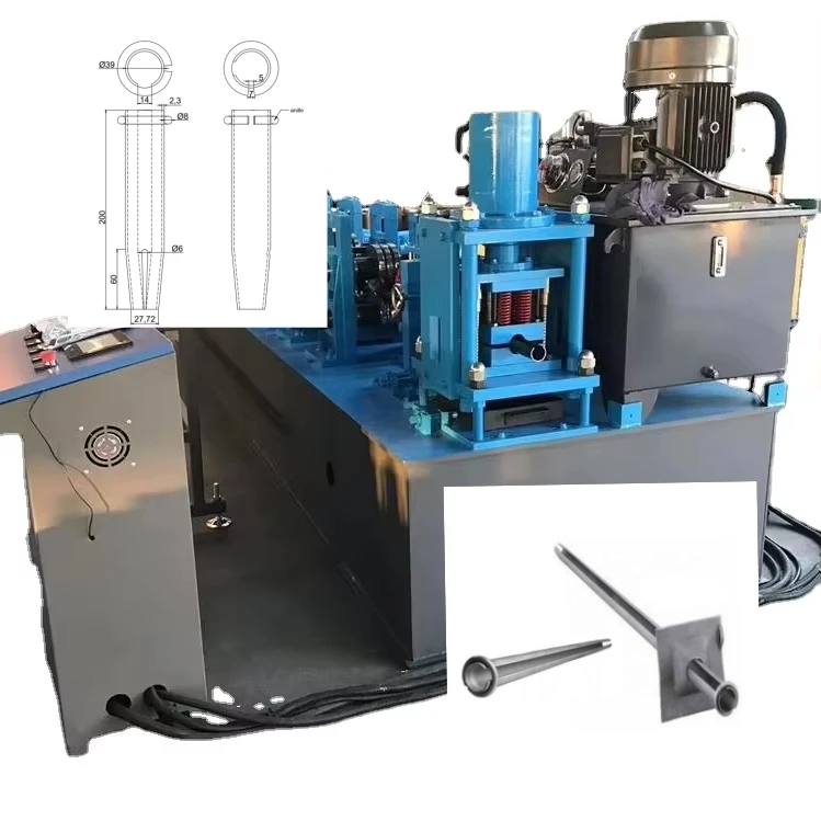 Automatic Metal Anchor Bolt Making Machine Nail Making Machinery with PLC Gearbox Bearing Gear Engine Pump Motor Components