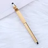 Black 0.5mm - champagne gold pen holder