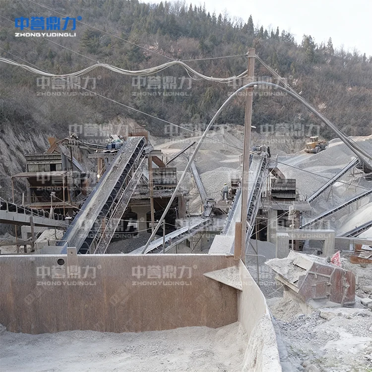 Quartz Granite Marble Gravel Crushing Limestone Basalt Iron Ore Rock Stone Aggregate Crusher Machine Production Line