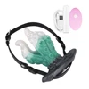 Vibrator+mouth belt-Green