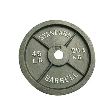 Factory direct sale hot sale painted cast iron fitness barbell slice