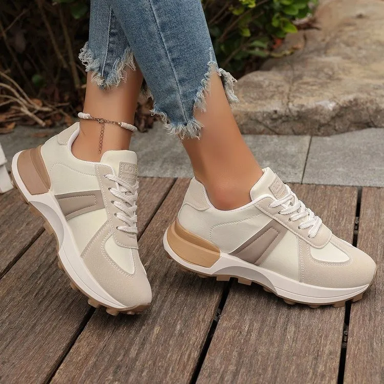 new Trend Light fashion high quality solid color women's casual soft Light Weight shoes