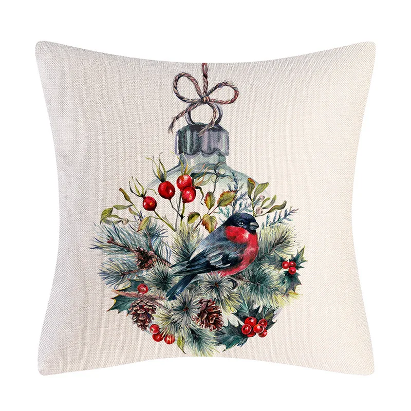 Custom Christmas Throw Pillow Covers Christmas Decorations 18x18 Inch
