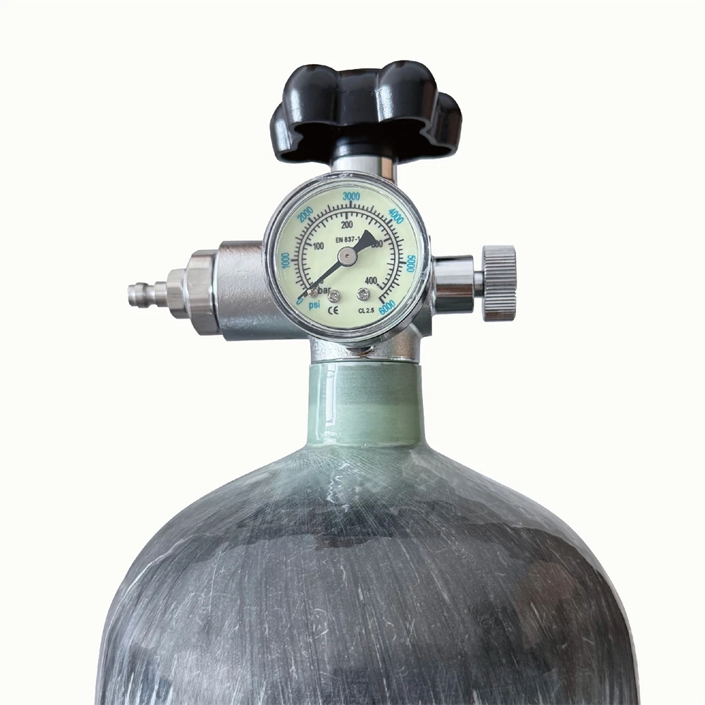 Flexible pour bouteille de plongée vers embout de rechargement quick