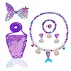Sa40 - purple fishtail seven - piece set