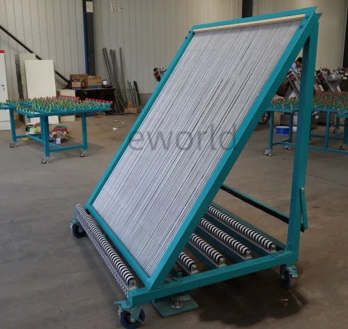 Factory Customize Harp Rack Glass Trolley Glass Storage Rack Used for Insulated Glass