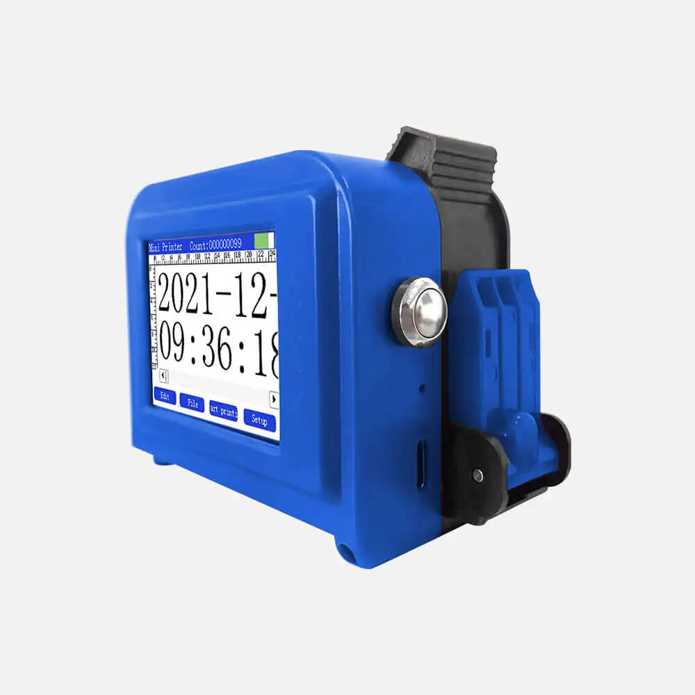 Ручной Мини-кодер для срока годности бутылок из ПЭТ портативный струйный принтер с ручкой на