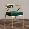 Golden foot-dark green velvet