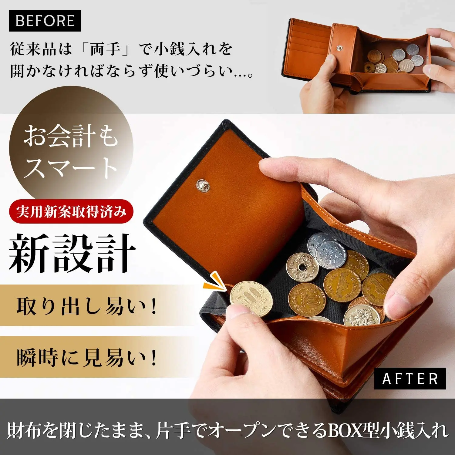 Factory Japan RFID Blocking Business Man Wallet Large Capacity Luxury Waxed Genuine Leather Wallet for Men