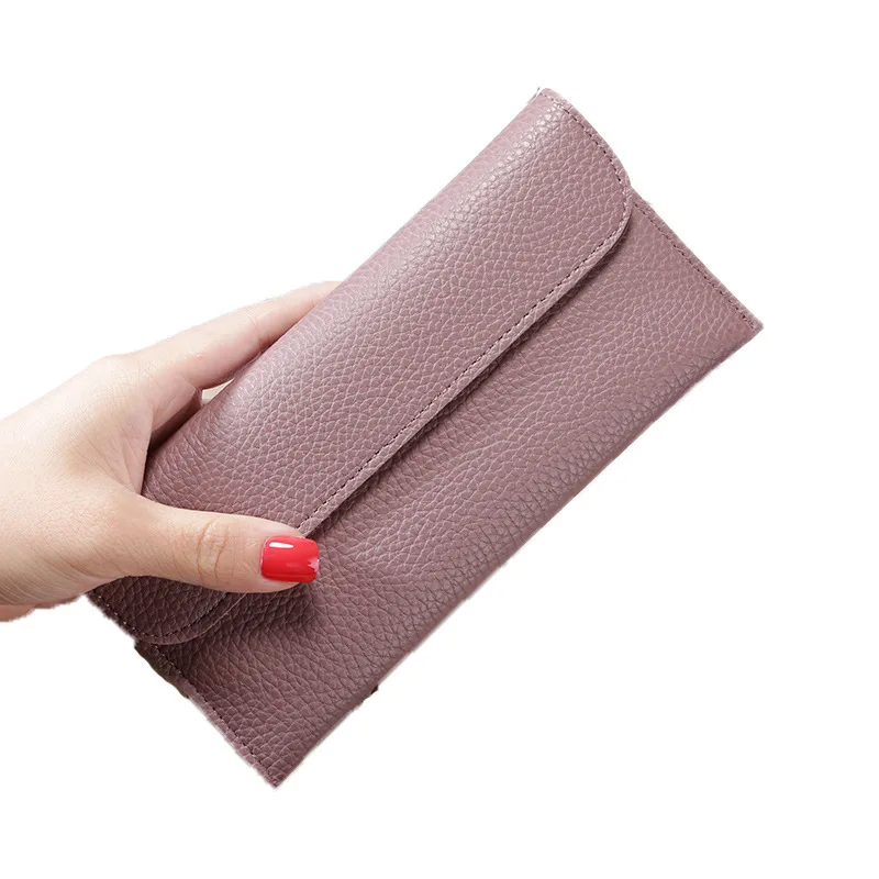 GRAN OFERTA- YALUXE Billetera para dama de cuero bloqueado RFID grande para  tarjetas chequera teléfono, L : Ropa, Zapatos y Joyería - Amazon.com