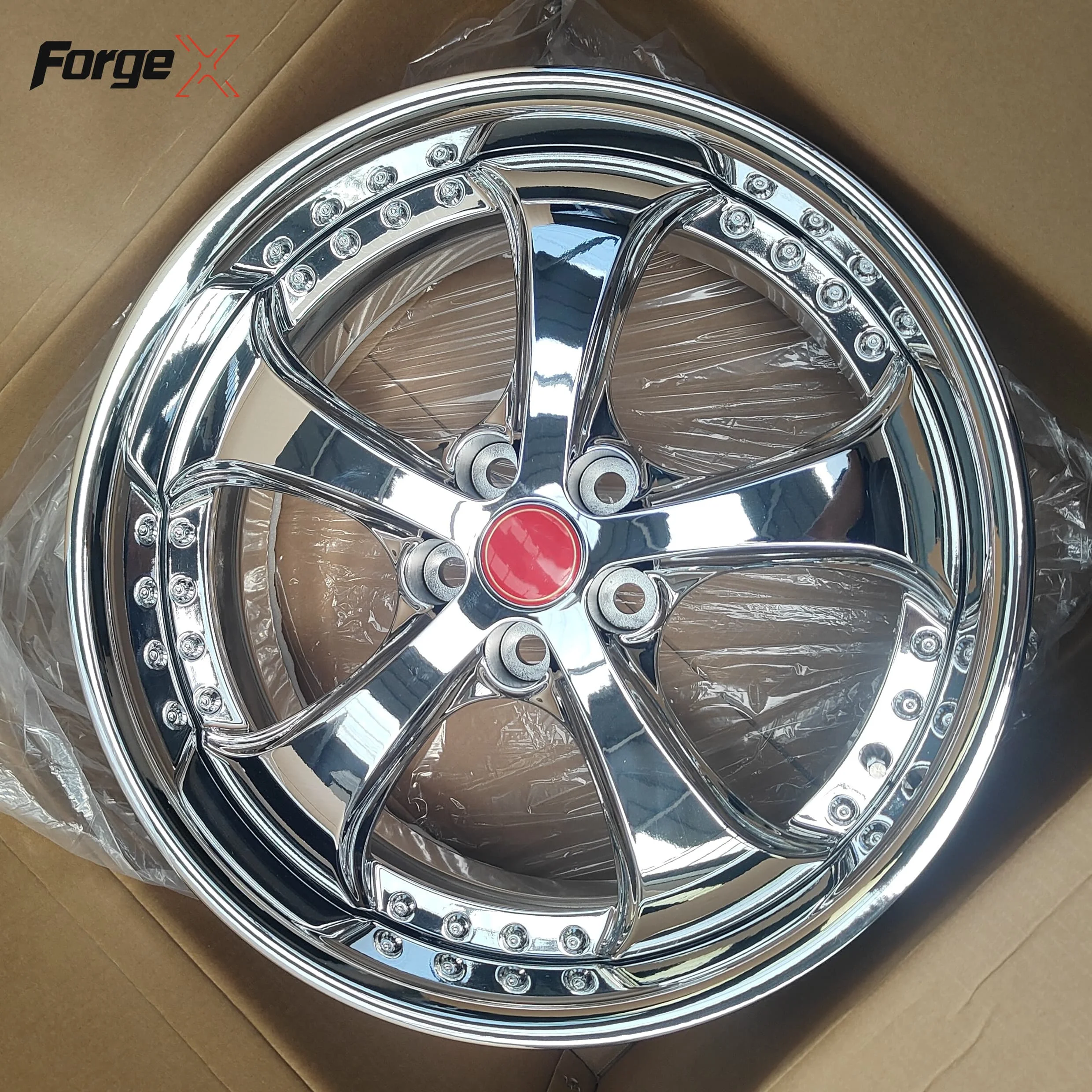 Forgex VSKF Style Forged Wheels 18 19 20'' Chrome/Gunmetal 5x114.3