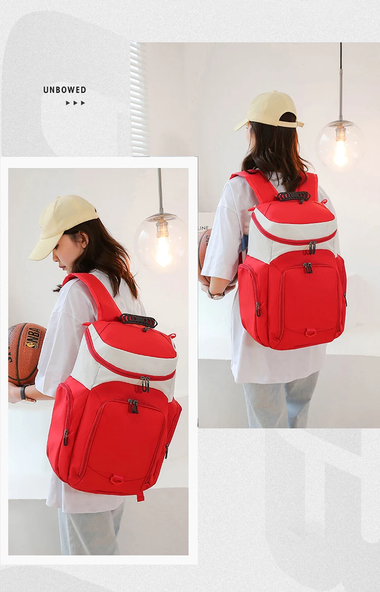 Customized outdoor Large Oxford Youth Football team Gym bag basketball