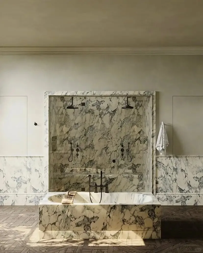 product premium calacatta green marble slab polished finish for villa apartment  hotel marble projects-4