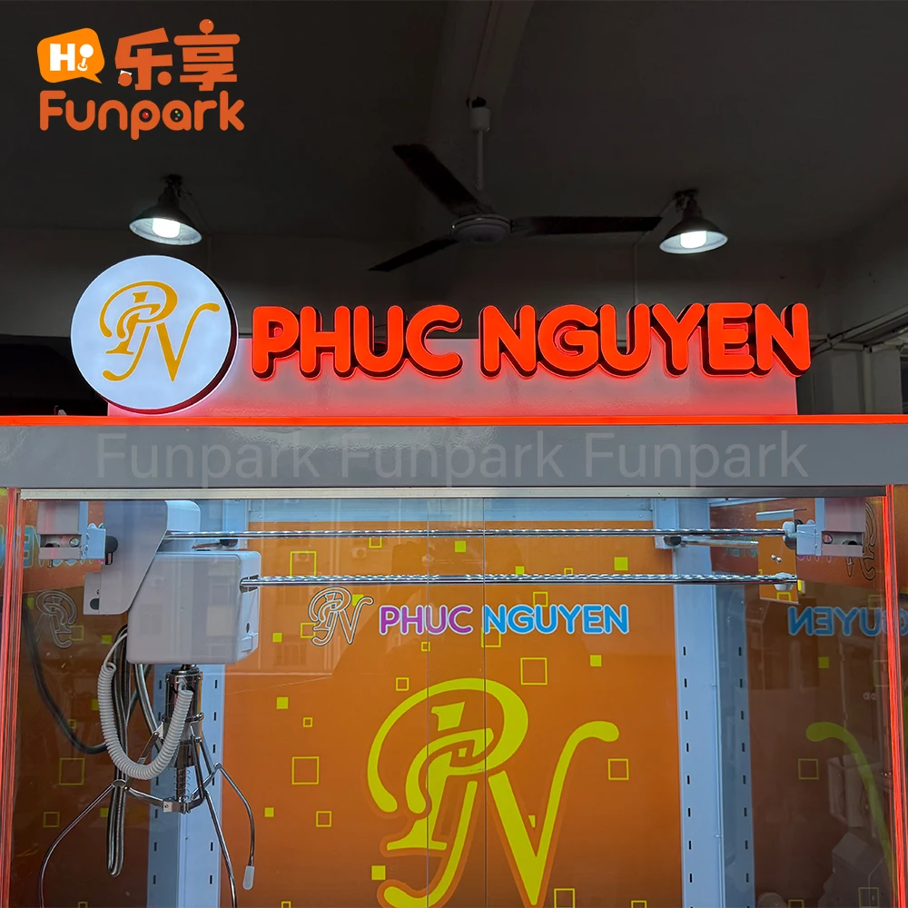 Funpark Large Adult Arcade Plush Toys Crane Claw Coin-Operated Doll Machine Fun factory