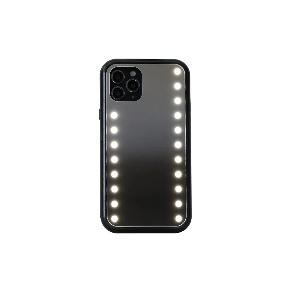 Mirrorcase Set Cute Luxury Brand Led Ring Light Phone Case For Iphone 11 12  Pro Max - Buy Brightmond Mirror Phone Case,12 Pro Max Case,Led Phone Case 