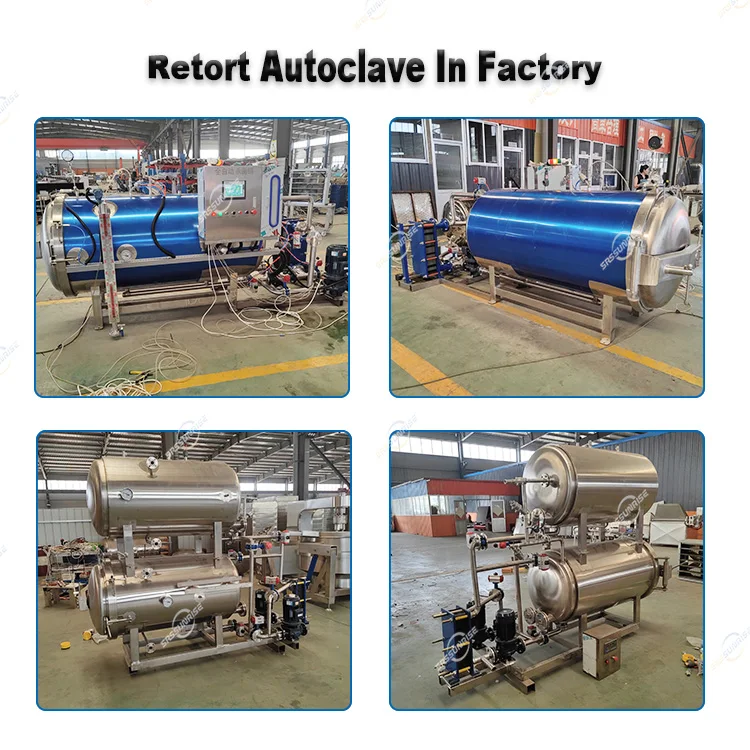 Small Retort Machine - High Pressure Food Sterilizer