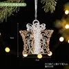 Lf sequin gift box hanging ornament