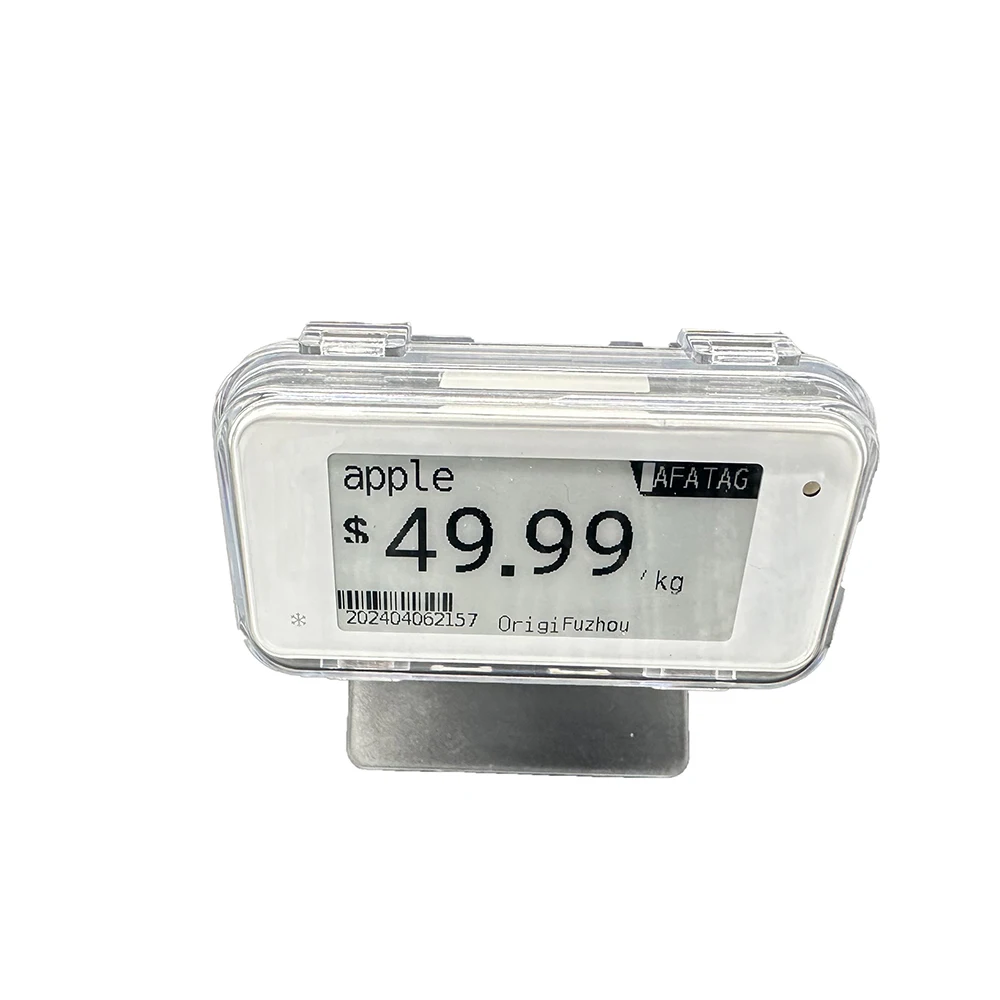 Electronic price tag system digital shelf plastic electronic shelf talker digital price tag labels holders for supermarket factory