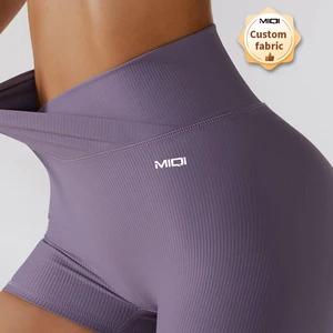 High Waisted QUICK DRY Booty Shorts Tummy Control Workout Apparel Shorts Gym Fitness Women Butt Lift Booty Yoga Shorts