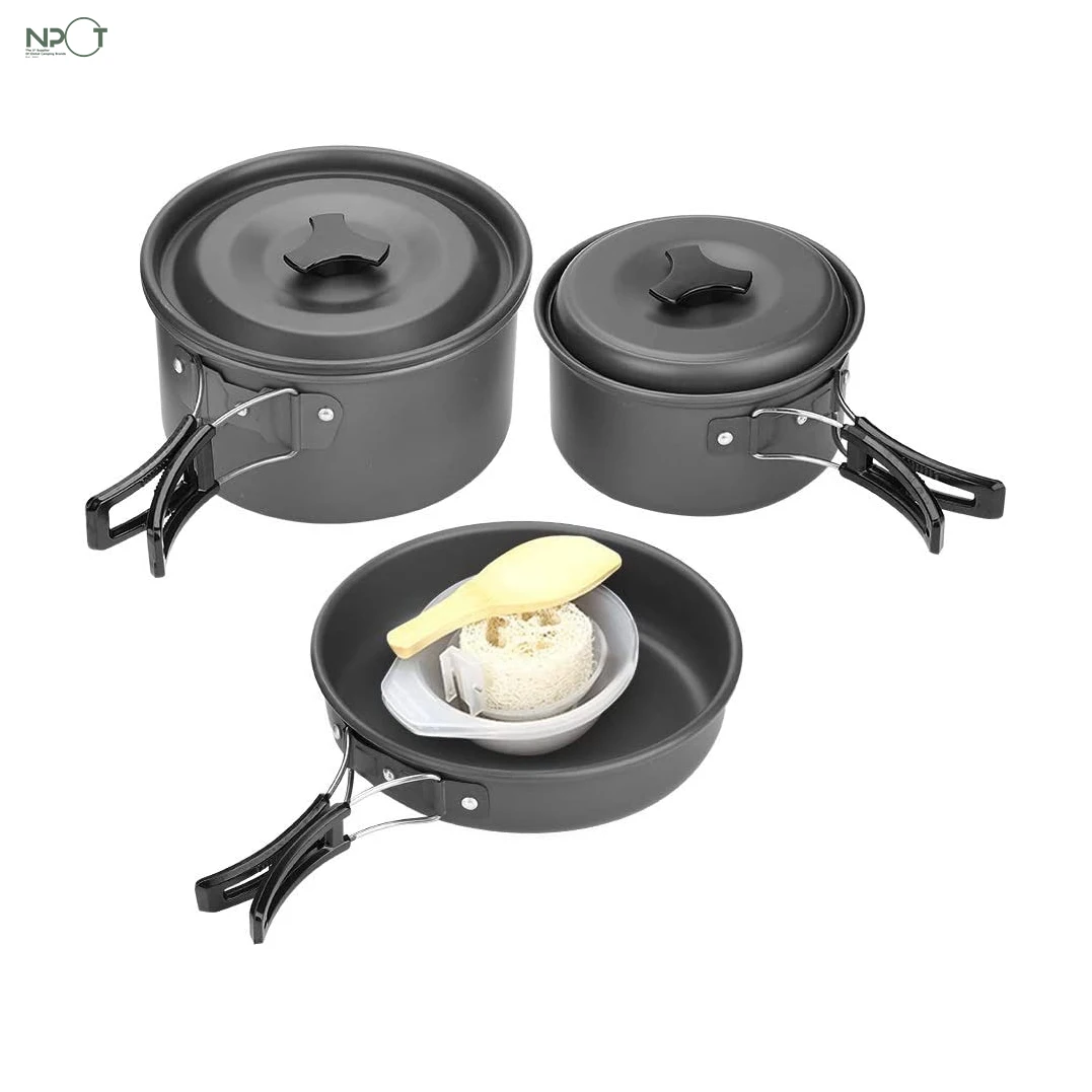 New Design Camping Crockery Set,Camping Pan Cooking Set,Outdoor Camping