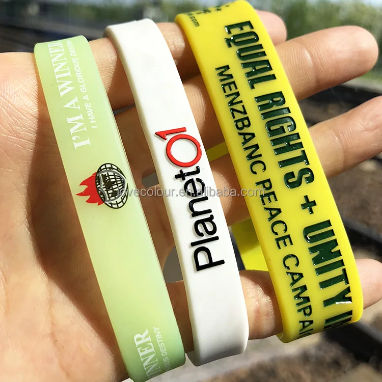 Cheap Gift Items New Silicone Bracelet Wrist Bands/custom Silicone