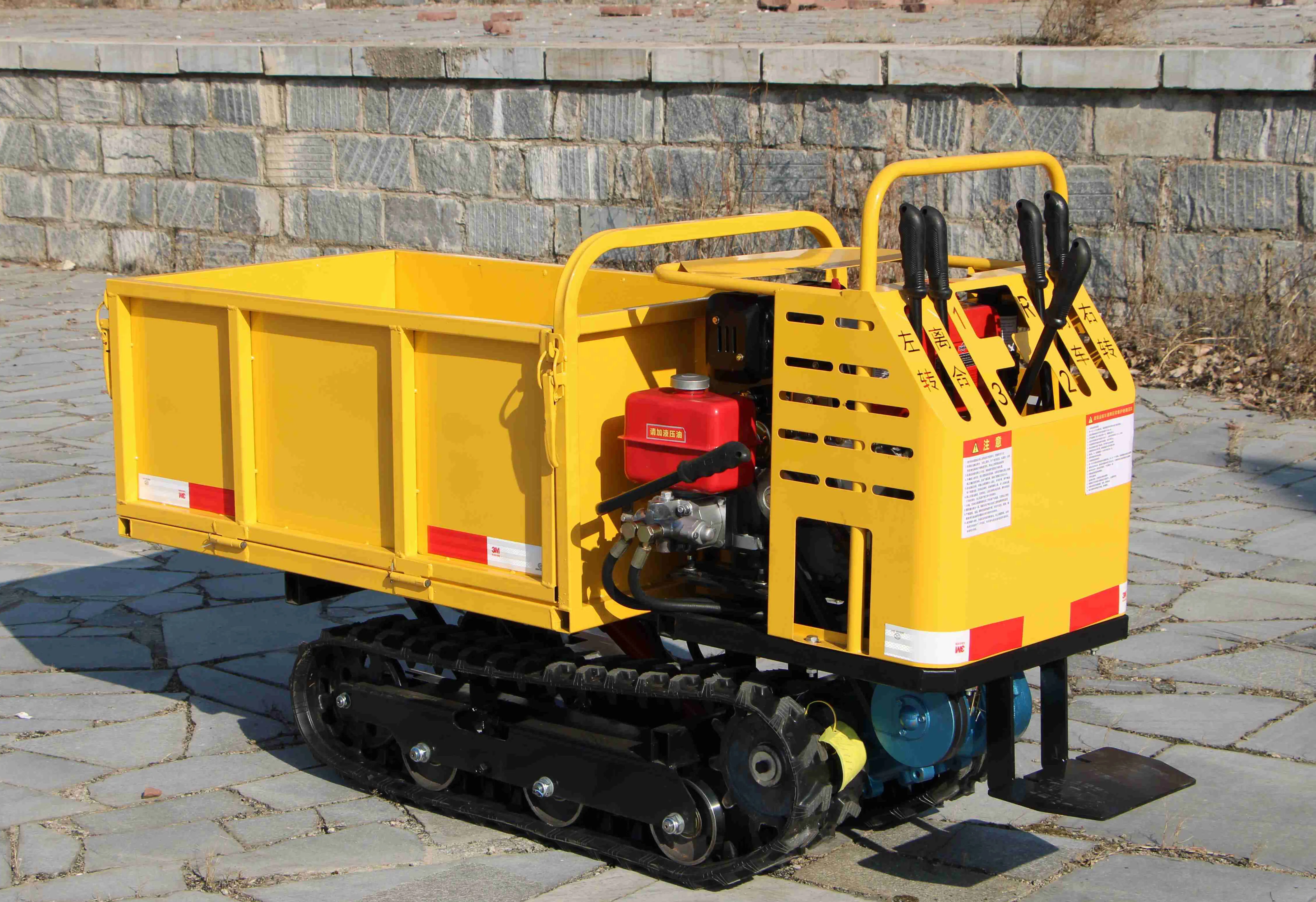 Бесплатная доставка Садовый небольшой гусеничный самосвал 500 кг 800 1 2 тонны 5 мини-самосвал