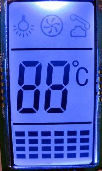 Изготовленный на заказ 7-сегментный цифра день счётчик часов ЖК-дисплей модуль с питанием от