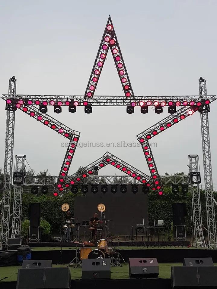 product 290mm aluminum spigot truss 2 way 60 corner truss for concert lighting and sound truss display connection accessories-8