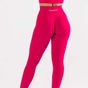 High Quality Custom Women Scrunch Butt Gym Workout Yoga Pants Fitness Business Clothing Seamless Amplify Leggings