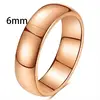 6mm rose gold