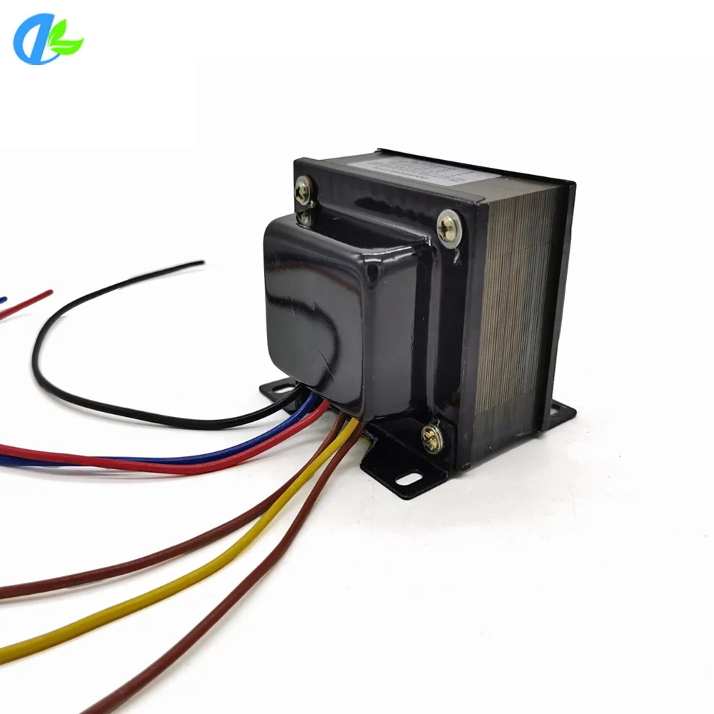 EI 86x42 Audio Power Transformer 120v 60hz 230v 50hz to 250v 20v 12v 6.3v 50hz Dual Outputs 100VA Lamination Transformer
