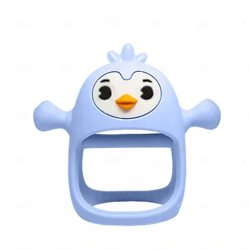 New Baby Bite Toys Hand Guards Teething Baby Anti-eating Hand Guards Silicone Gloves Teethers Exclusive Customization
