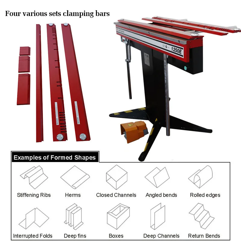 Magnetic Sheet Metal Bending Machine Folding Machine With CE