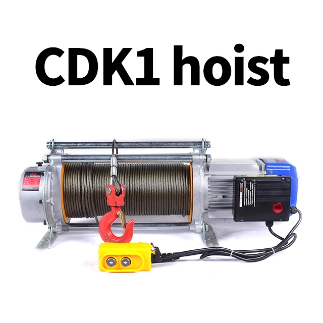 Wireless Remote Control Concrete Lifting Equipment 1000kg Electric Building Hoist