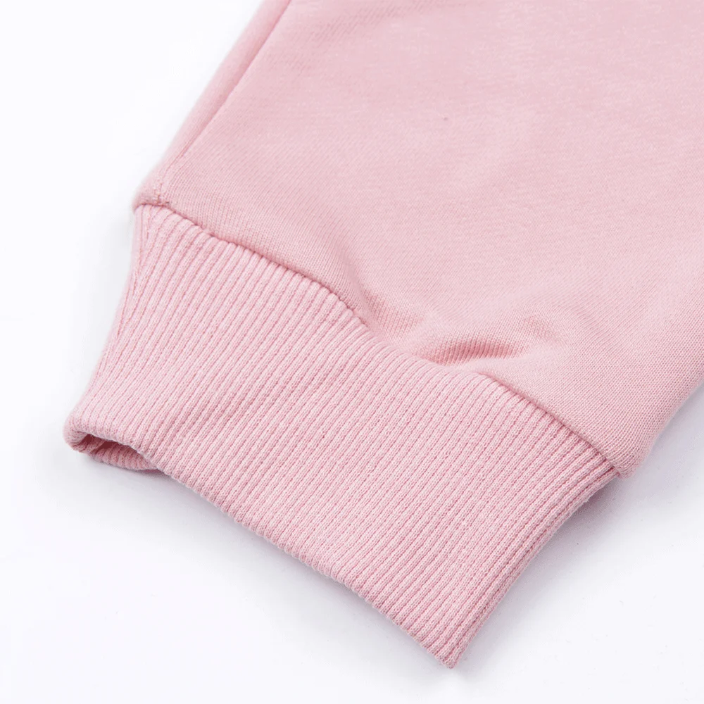 Oem Ladies Hoodie 100% Cotton 3d Embossed Logo Print Pink Plain ...