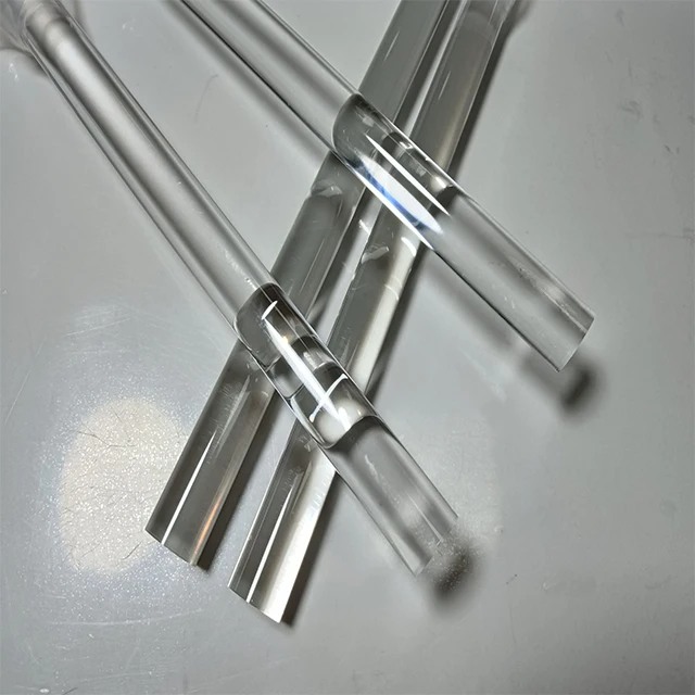 Custom Shape Casting Extrude Round Acrylic Rods High Clear Solid Acrylic Rods Transparent Pmma Bar Plexi Glass Plastic Rods