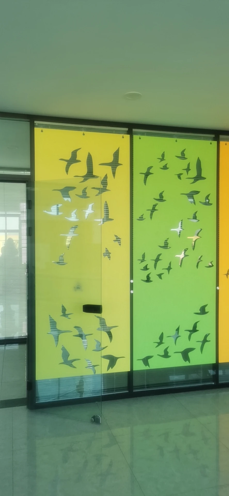 New Design 12mm Polyester Fiber PET Felt Acoustic Panels Office Partition Screen Dividers