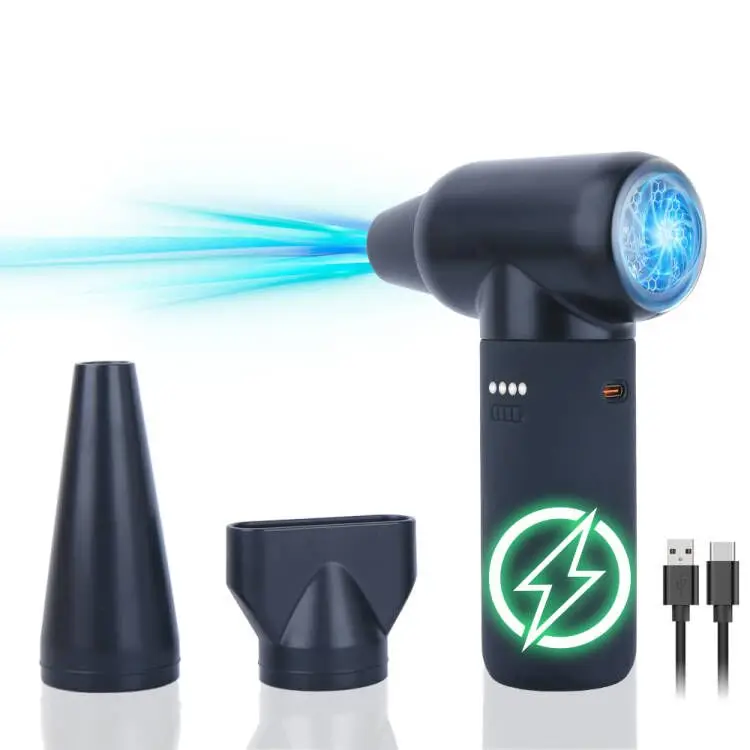 Electric Air Duster 120000 RPM Keyboard Cleaner Mini Air Blower for Computer Cordless Air Dusters Can Rechargeable