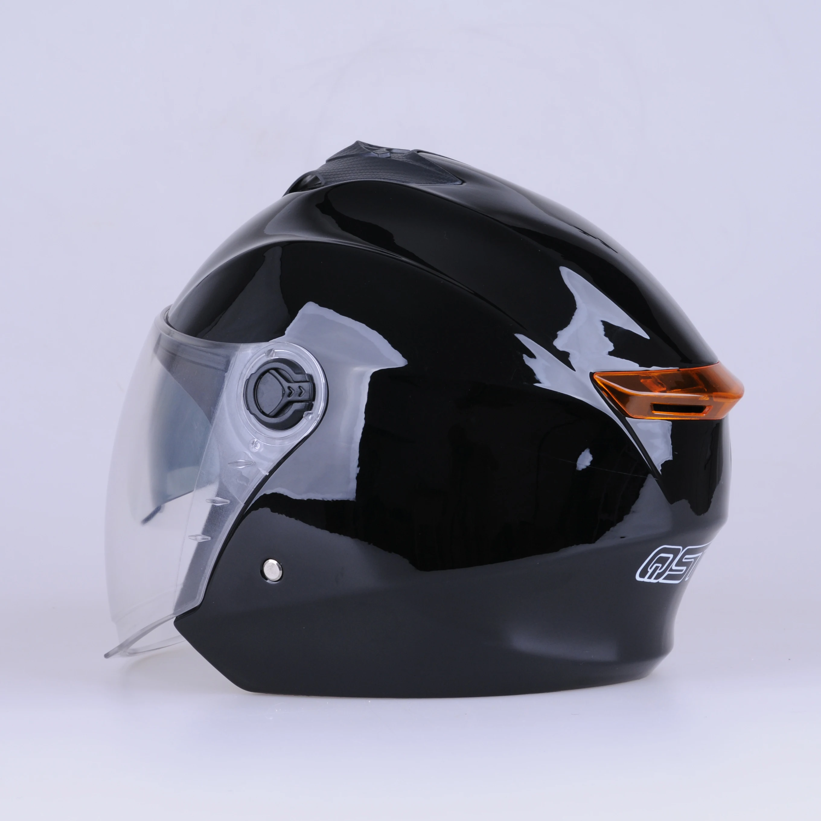 Ozone Motorcycle Helmet Open Face with Flip up Visor