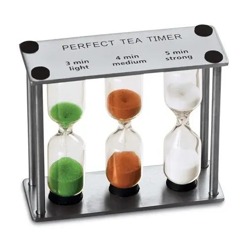 XINBAOHONG Traditional Design Metal Frame Tea Hourglass 3 4 5 Minute Metal Frame Timekeepers