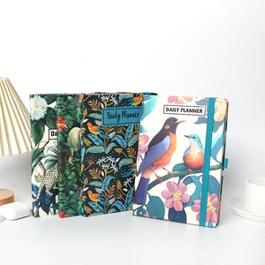 Hot Sale Notebook Customized Printed Paper Stock Multicolor Available A5 A6 Size Pu Leather Notebook with Elastic Band