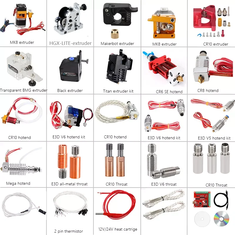 Запчасти для 3D-принтера Twotrees, запчасти для принтера «сделай сам», набор аксессуаров для 3D-принтера по низкой цене