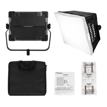 Yongnuo YN6000 Bi-Color LED Panel 3200-5600K With Soft Box & Bracket 600 Light product image