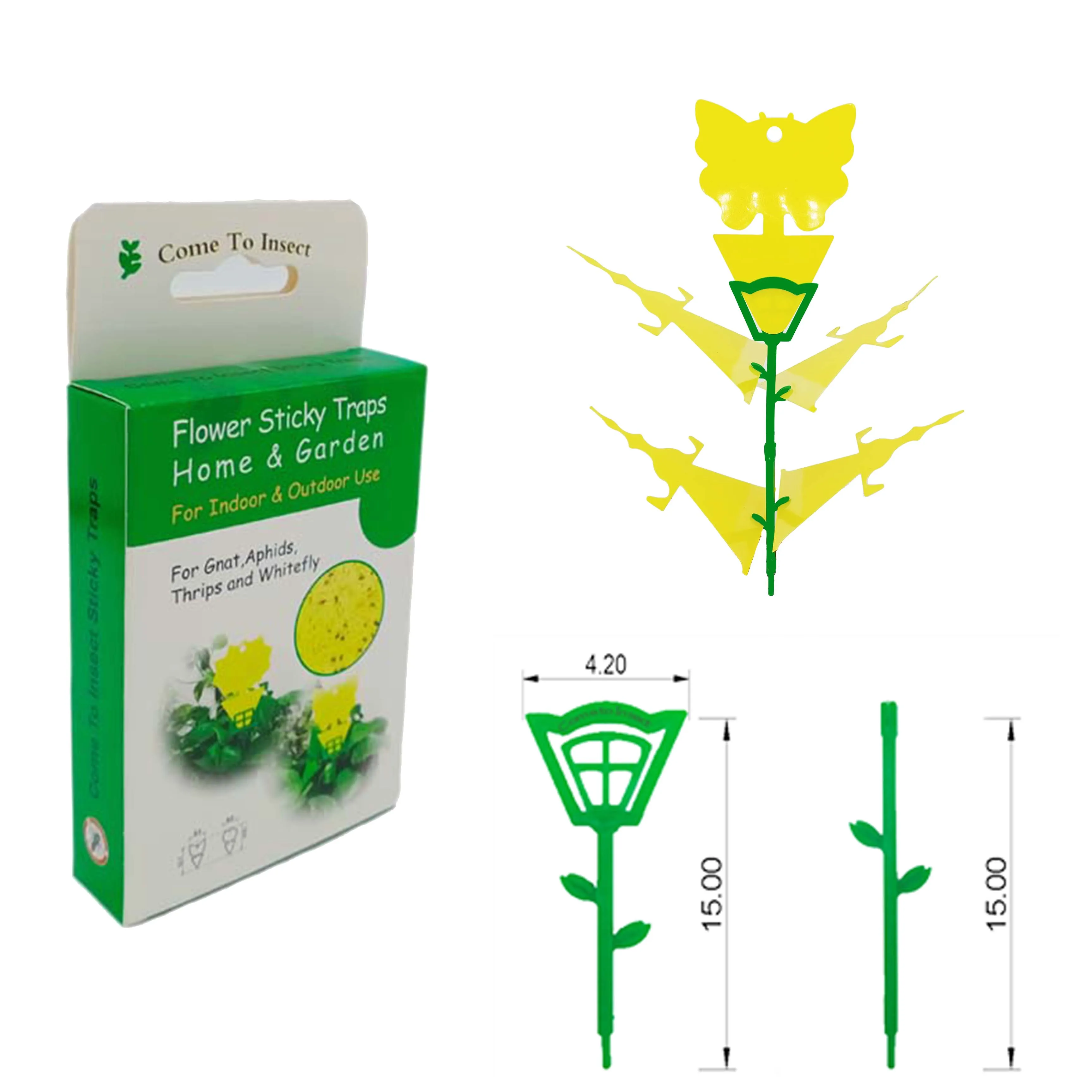 Mosquito Killing Sticky Traps Pillar Holders For Pest Control Supplied