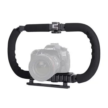 Hight Quality Photographic Equipment U/C Shape Portable DV Stabilizer for DSLR Camera and Smartphone Mobile Phone detail image