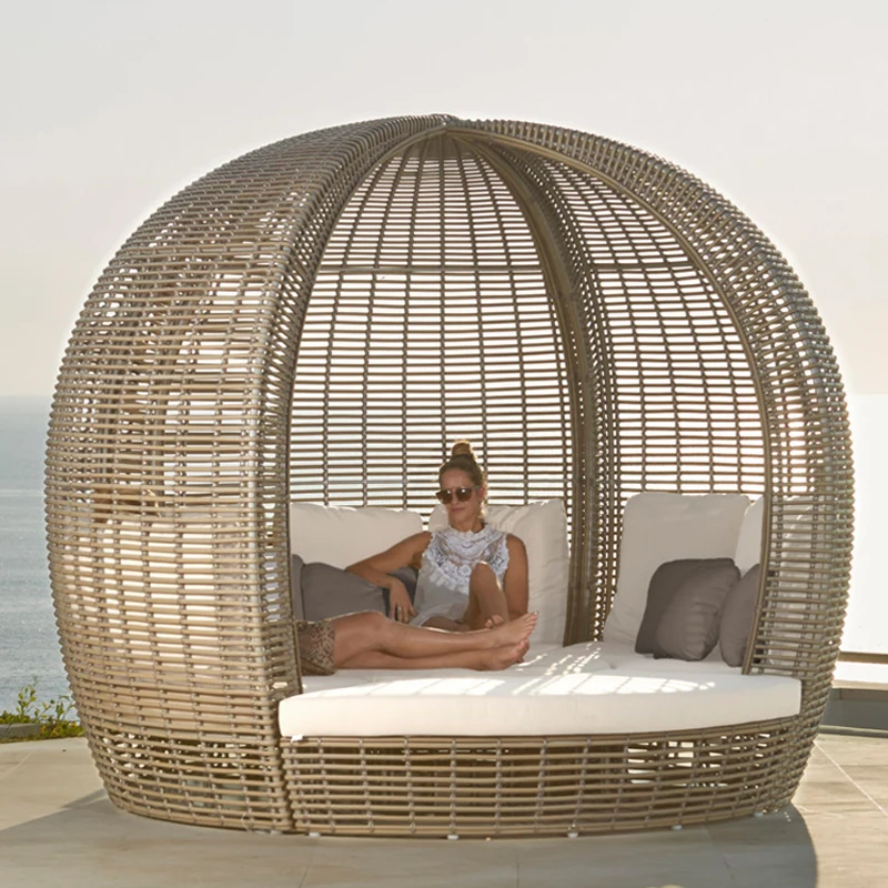 Уникальный дизайн, качественная садовая мебель, уличный ротанговый пляжный стол, диван для продажи