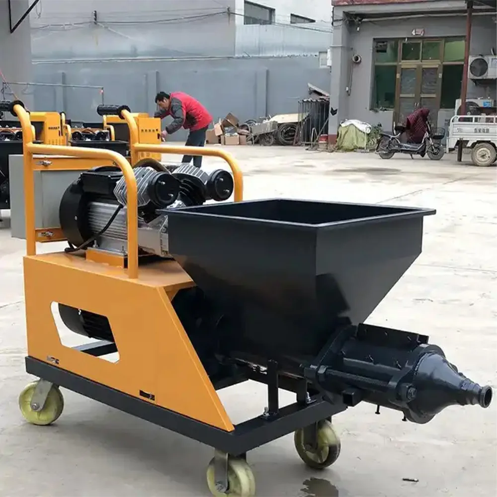 Multifunctional Cement Mortar Spraying Machine Electric Diesel Mini Stucco Pump Cement Sand Mortar Spraying Machine