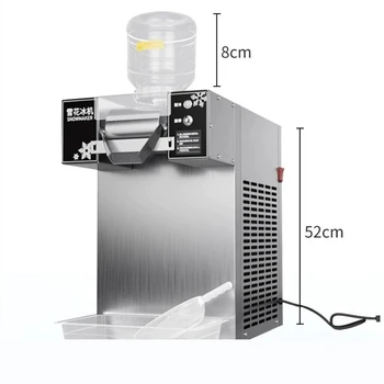 High Quality Factory OEM Cooling Snow Flake Bingsu Ice Crusher Shaving Machine Commercial Ice Cream Shaver Snow Maker Machine